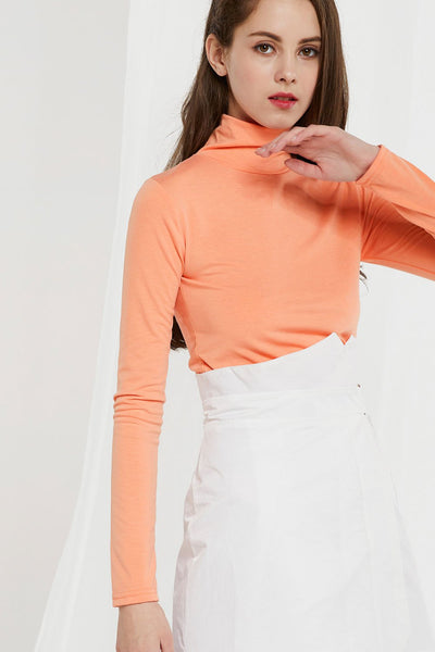 Ura High Neck Crop Top