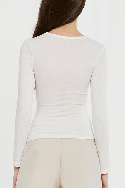 Morgan Ruched Wrap Top