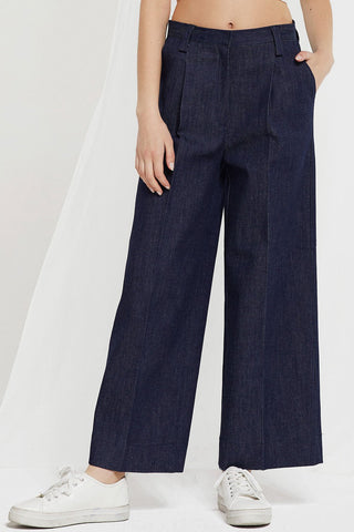 Kaia Wide Leg Raw Jeans by STORETS