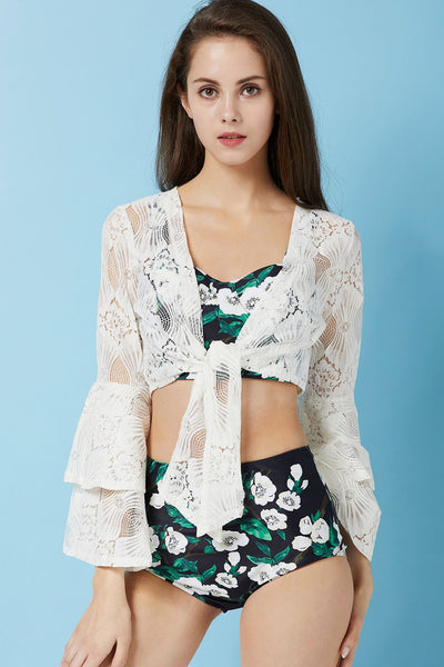 Padma Lace Shrug Cover Up