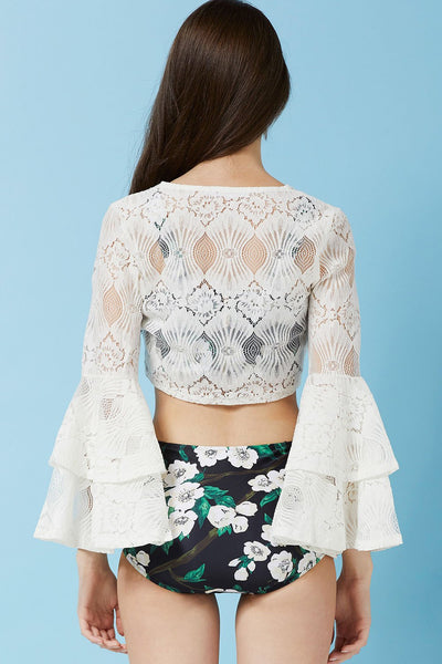 Padma Lace Shrug Cover Up