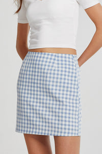 Aria Gingham Mini Skirt