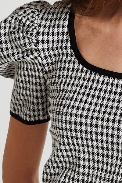 Bella Gingham Cropped Top