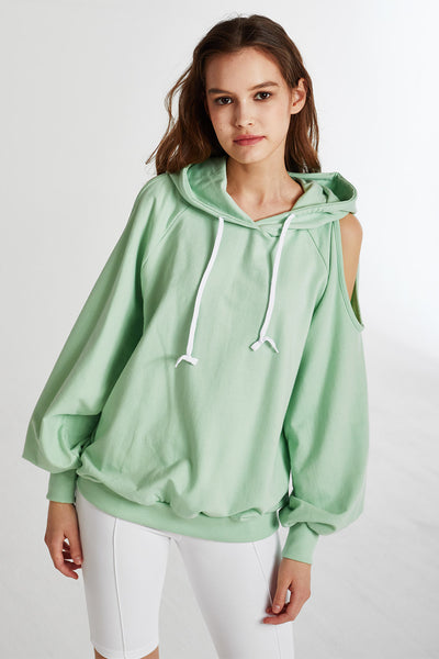 Hazel Cold Shoulder Hoodie