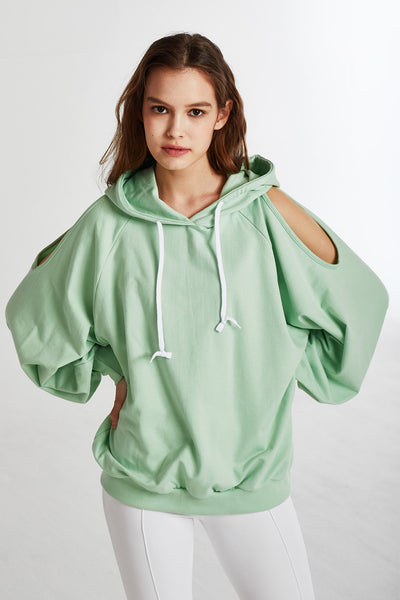 Hazel Cold Shoulder Hoodie