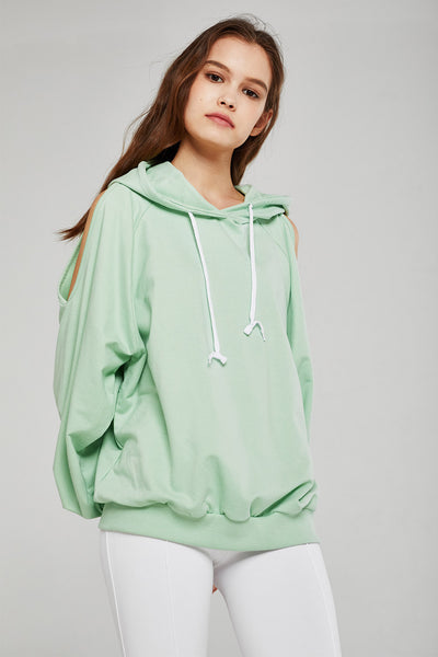 Hazel Cold Shoulder Hoodie