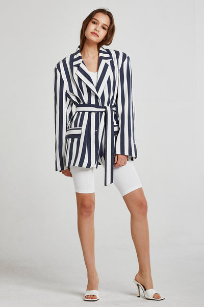 Victoria Bold Stripe Blazer