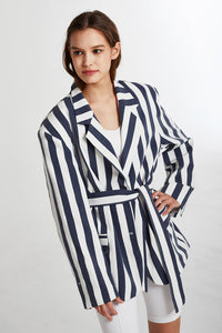 Victoria Bold Stripe Blazer