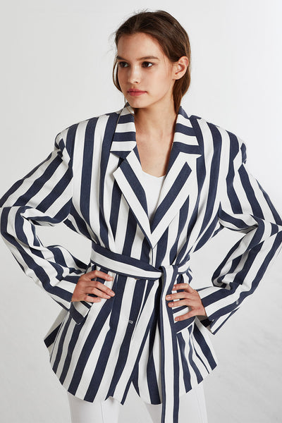 Victoria Bold Stripe Blazer