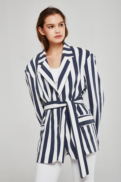 Victoria Bold Stripe Blazer