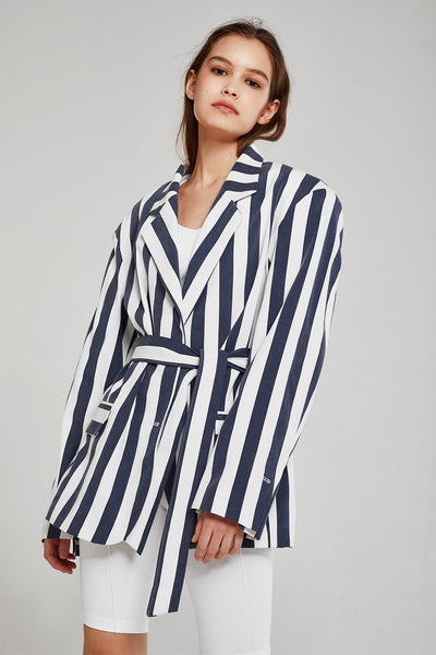 Victoria Bold Stripe Blazer