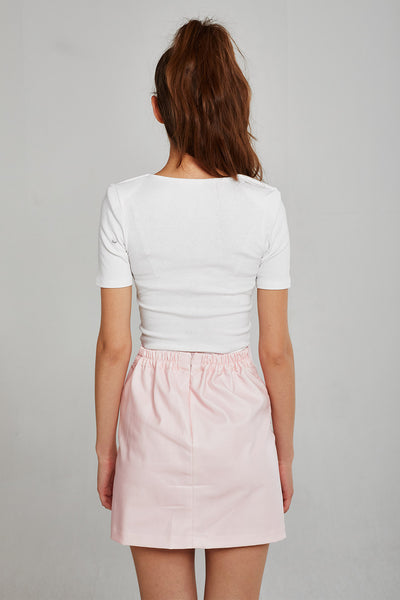 Ashley Coated Mini Skirt