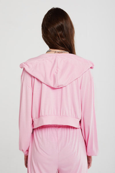 Caroline Hoodie Zip-up Cardigan