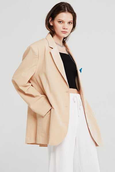 Brianna Oversized Handkerchief Blazer