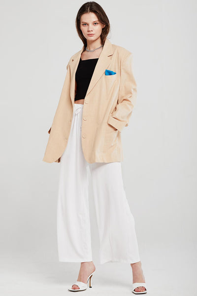 Brianna Oversized Handkerchief Blazer