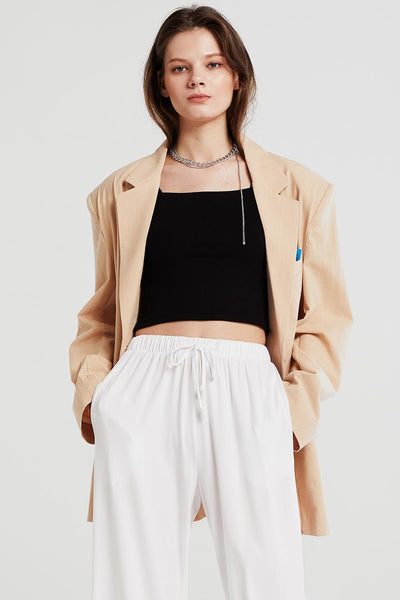 Brianna Oversized Handkerchief Blazer