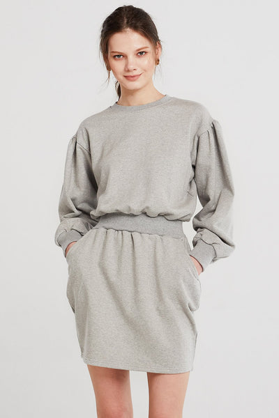 Grace Puffed Sweat Dress