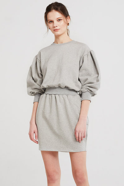 Grace Puffed Sweat Dress