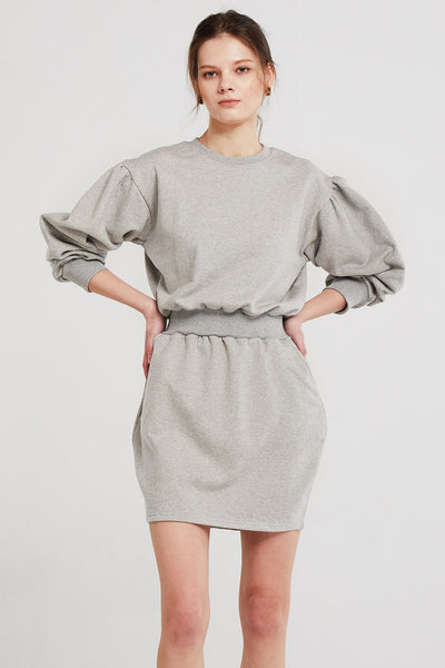 Grace Puffed Sweat Dress