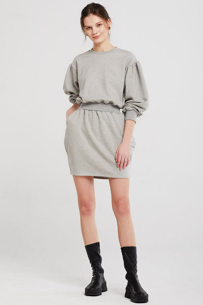 Grace Puffed Sweat Dress