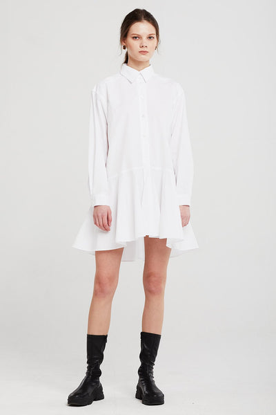 Chloe Flare Hem Shirt Dress