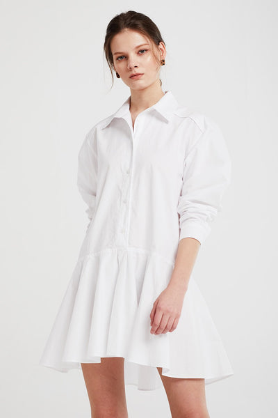 Chloe Flare Hem Shirt Dress