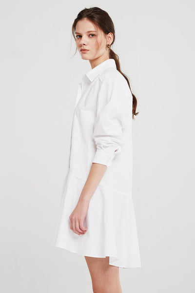 Chloe Flare Hem Shirt Dress