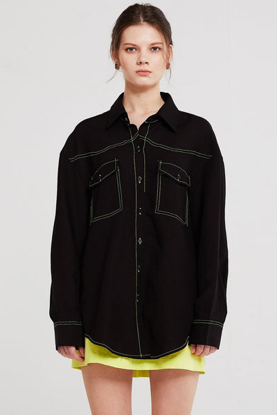 Stella Contrast Stitch Shirt