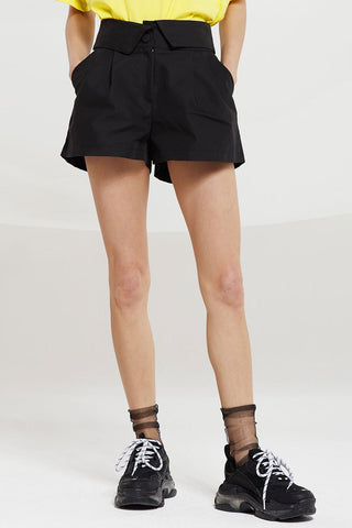 Paige Fold-over Waist Shorts