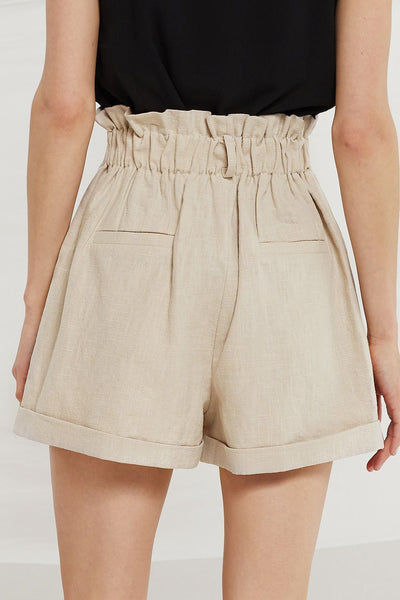 Jaelyn High Rise Linen Shorts