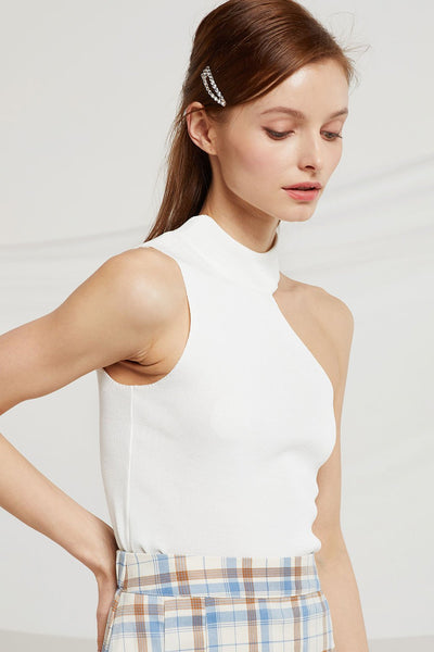 storets.com Alexis One Shoulder Knit Top