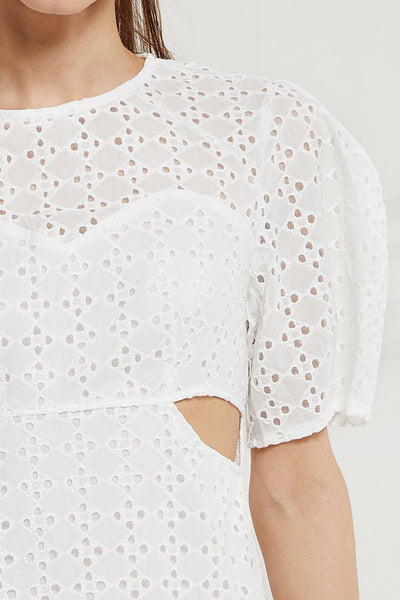 Annabel Eyelet Cutout Dress