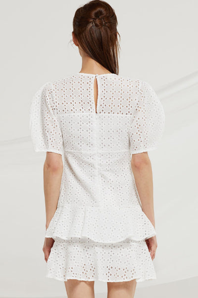 Annabel Eyelet Cutout Dress