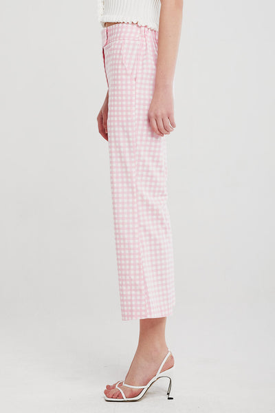 Eva Gingham Bootcut Pants