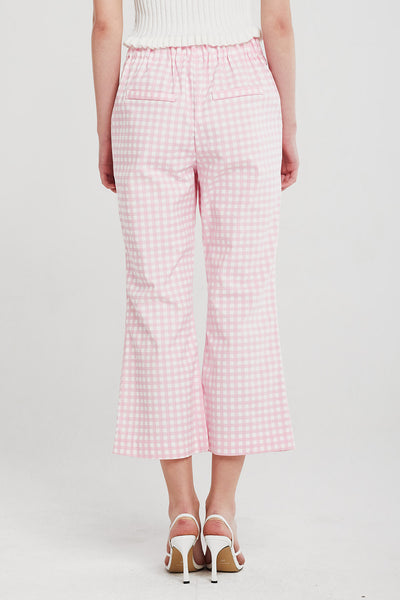 Eva Gingham Bootcut Pants