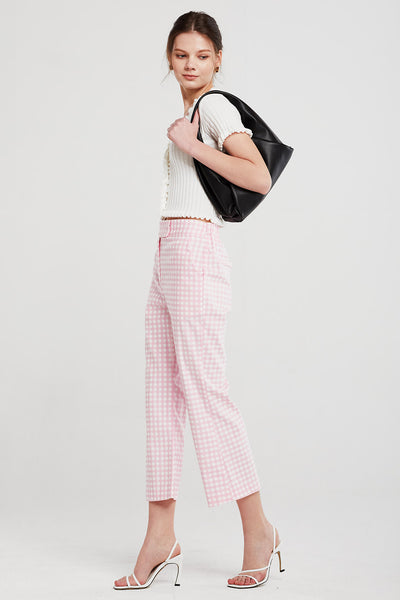 Eva Gingham Bootcut Pants