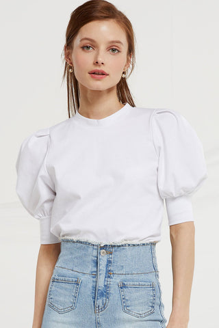 Holly Half Puff Sleeve Top