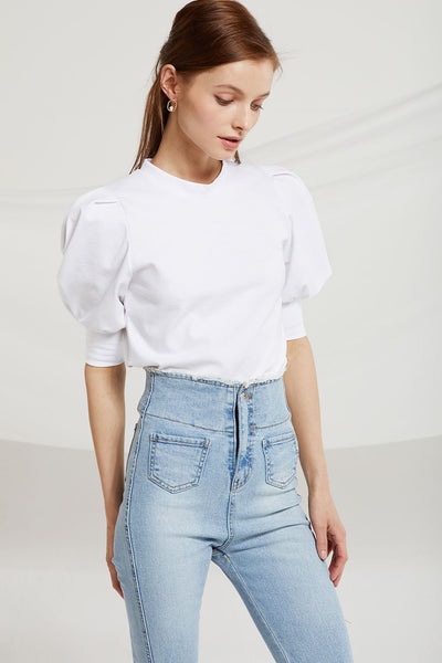 Holly Half Puff Sleeve Top