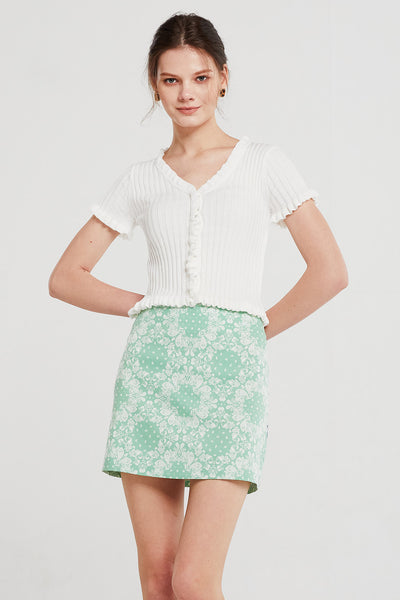 Sarah Paisley Mini Skirt