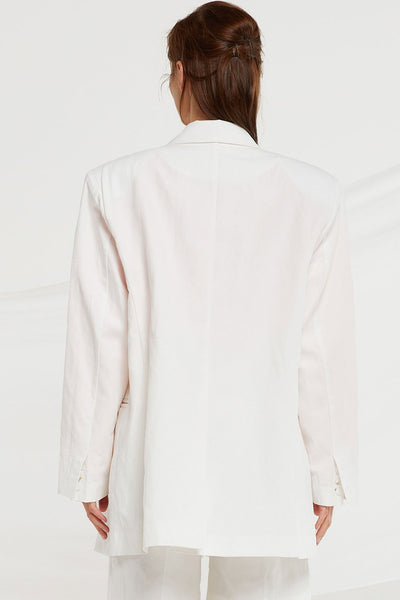 Marissa Linen Oversized Jacket