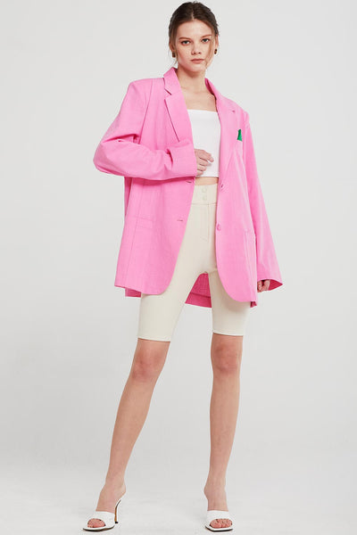 Brianna Oversized Handkerchief Blazer