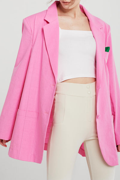 Brianna Oversized Handkerchief Blazer