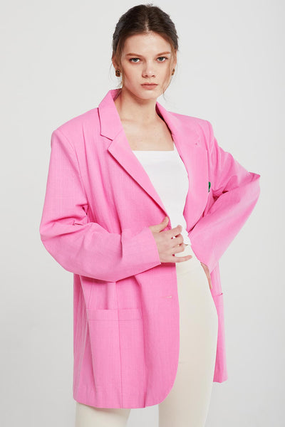 Brianna Oversized Handkerchief Blazer