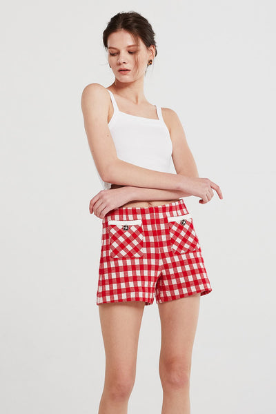 Alexa Gingham Shorts