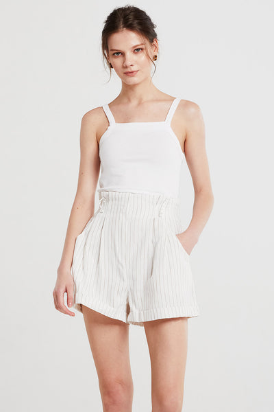 Sophie Striped Linen Shorts