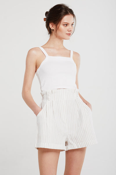 Sophie Striped Linen Shorts