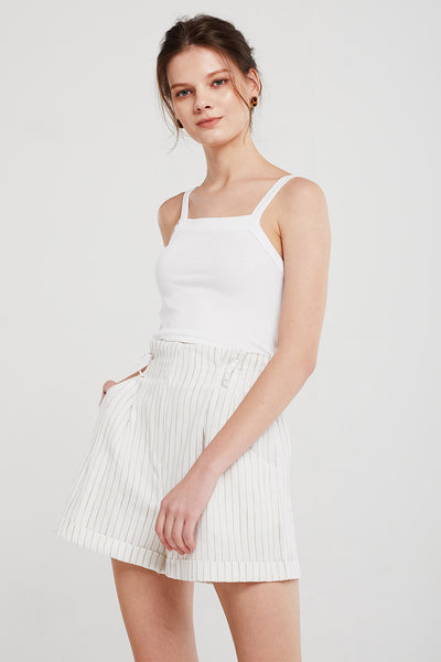 Sophie Striped Linen Shorts