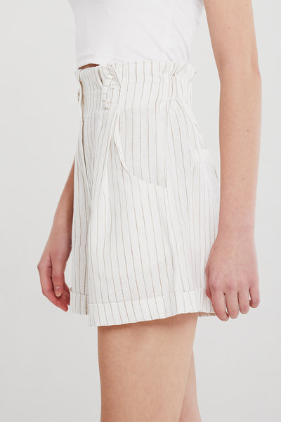 Sophie Striped Linen Shorts