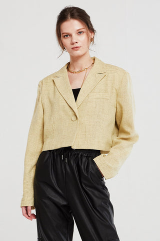 Ashley Cropped Tweed Jacket