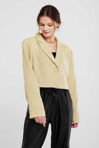 Ashley Cropped Tweed Jacket